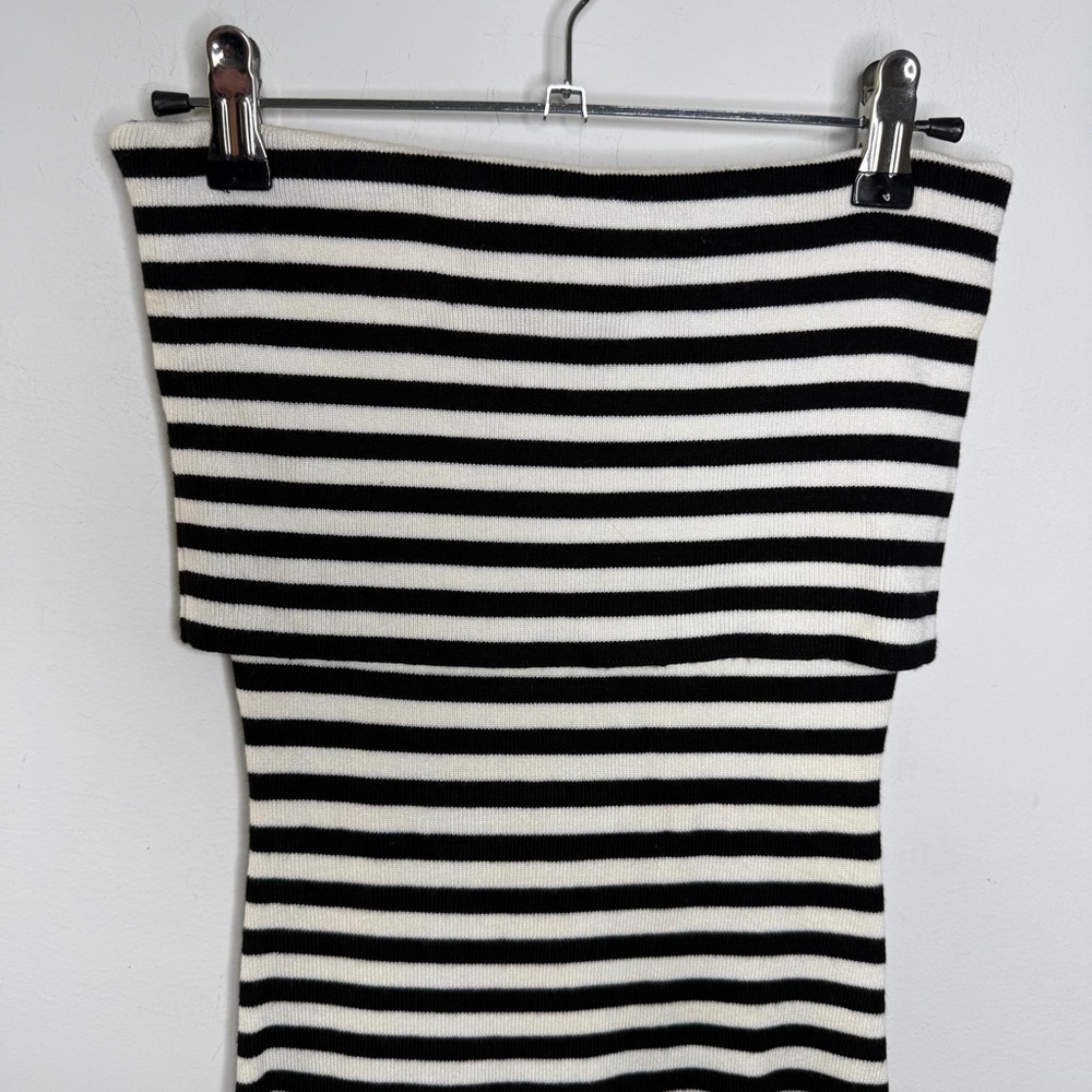Evereve Jane Striped Strapless Dress XS - Picture 3 of 7